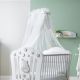 Luxus Baby Betthimmel Cuore mit Glitzersteinen