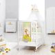Gina Babybett weiß mit Giraffenmotiv