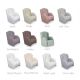 Still- und Schaukel-Sessel Flor-Klappfunktion-Pearl (Teddy)