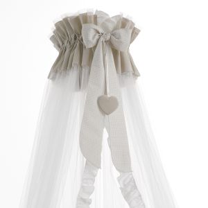 Babybetthimmel Ariel Lilli-Taupe