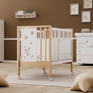 2-in-1 Babybett Cucu – von der Wiege zum Babybett