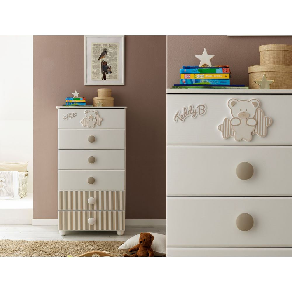 Hochwertige und besondere Babymöbel, Babybett und Wickelkommode mit