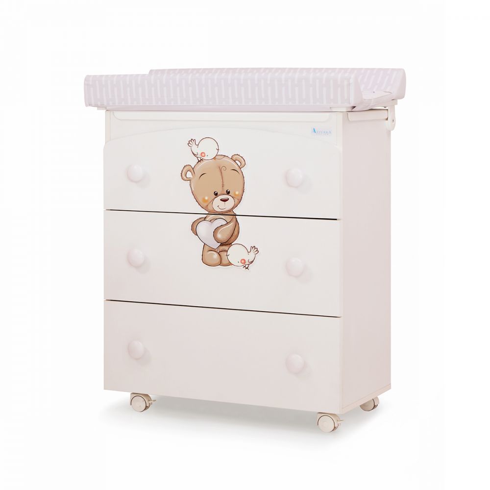 Hochwertige und besondere Babymöbel, Babybett und Wickelkommode mit